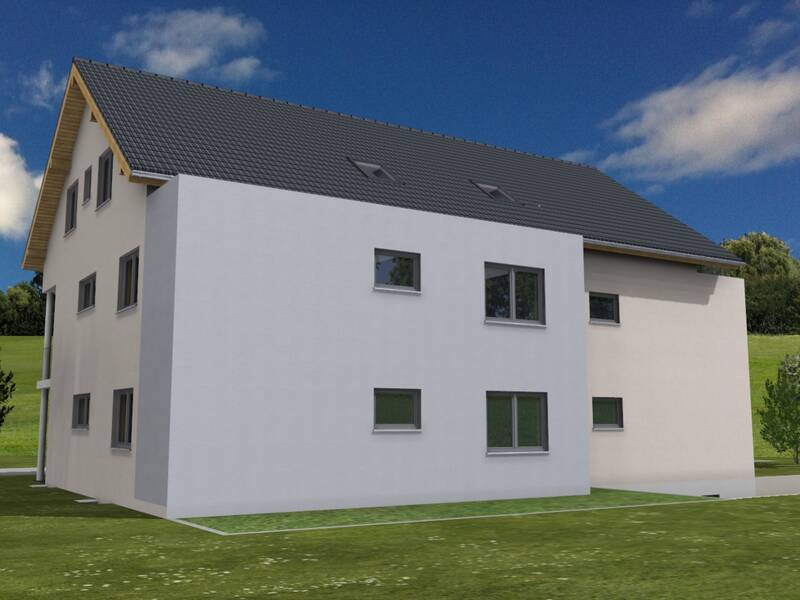 Das Bild zeigt das Mehrfamilienhaus.