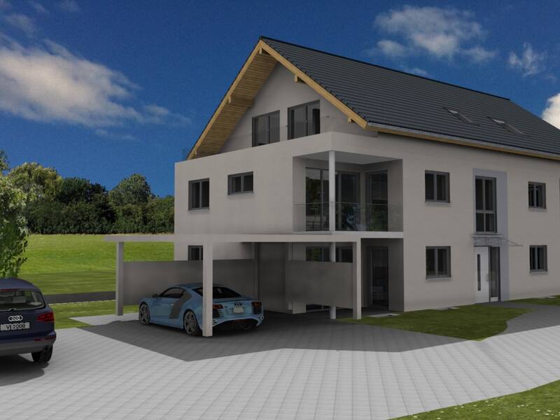 Das Bild zeigt das Mehrfamilienhaus.